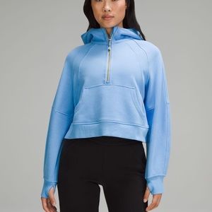 Lululemon Lunar New Year Aero Blue Scuba Oversized Half Zip Size XS/S BNWT